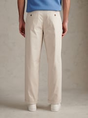U.S. Polo Assn. Natural Pleat Front Lightweight Chino Trousers - Image 4 of 8