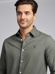U.S. Polo Assn. Рубашка на основе льна - Изображение 3 7