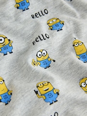 Көмірлі сұр Minions - Ұзын жеңді пижама 2 жиынтық (3-12жыл) - 8суретінің 8 суреті