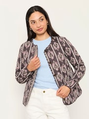 FatFace Paisley Quilted Jacket - Image 1 sur 6