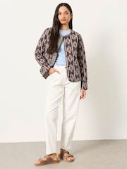 FatFace Paisley Quilted Jacket - Image 3 sur 6