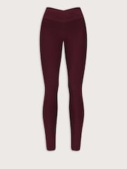 Sarkans - TALA Dayflex No Front Seam Wrap High Waist Full Leggings - Attēls 3 no 3
