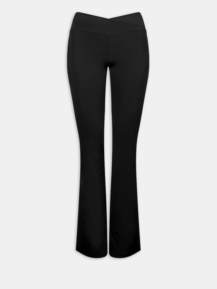 Schwarz - Tala Dayflex Wrap High Waisted Trousers - Bild 3 von 3