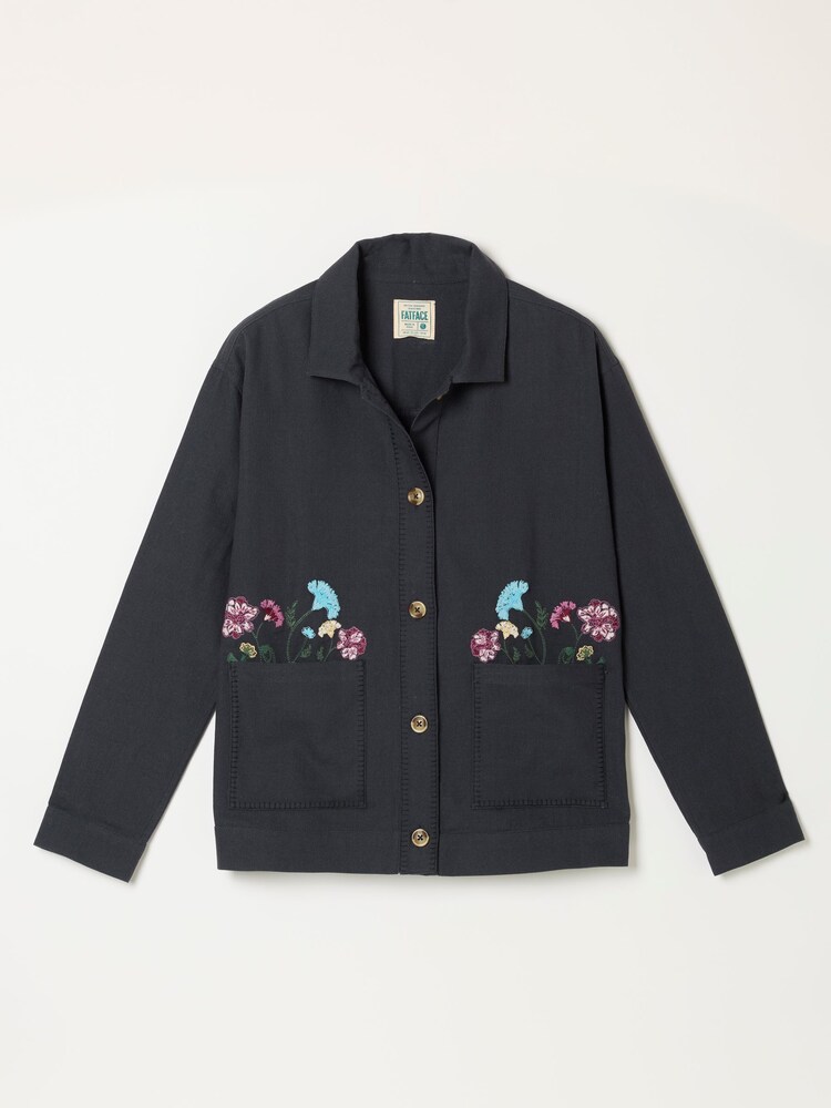 FatFace Isabelle Embroidered Jacket - Bild 1 von 1 FatFace Isabelle Embroidered Jacket - Bild 1 von 1