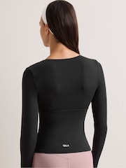 Tala Black Dayflex V-Neck Top - Image 2 of 3