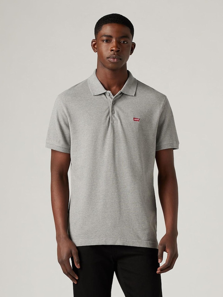 Levi's® Grey Polo Shirt - Image 1 of 7 Levi's® Grey Polo Shirt - Image 1 of 7