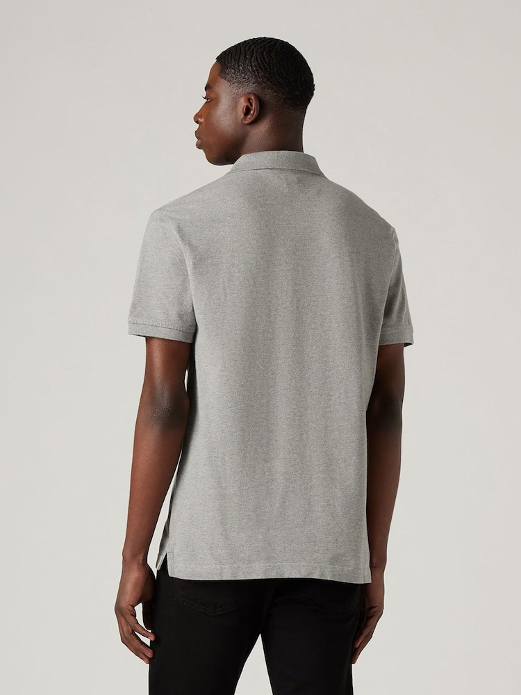 Levi's® Grey Polo Shirt - Image 2 of 7 Levi's® Grey Polo Shirt - Image 2 of 7