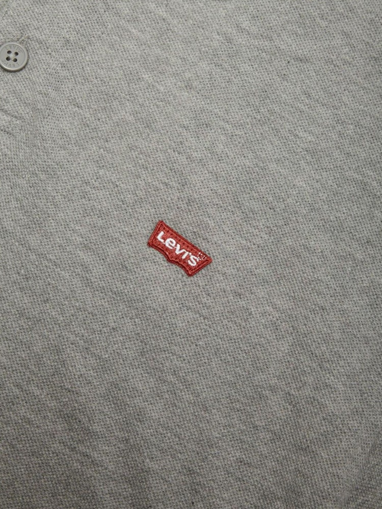Levi's® Grey Polo Shirt - Image 7 of 7 Levi's® Grey Polo Shirt - Image 7 of 7
