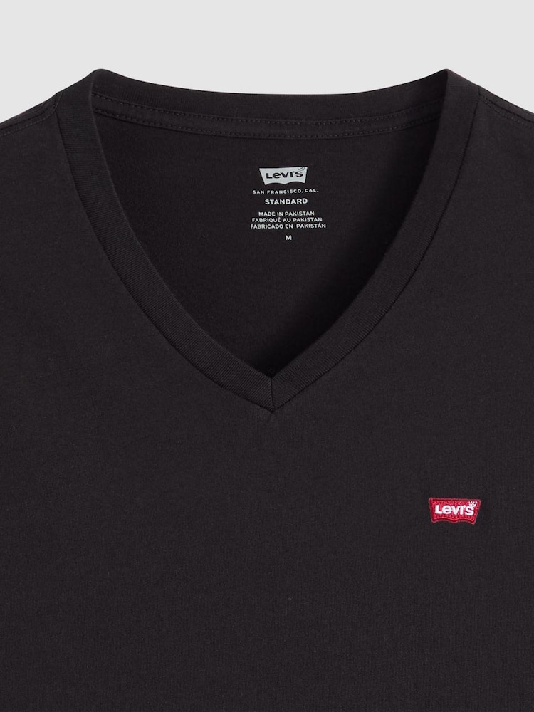 Levi's® Black Original-Hm-Vneck T-Shirt - Image 10 of 10