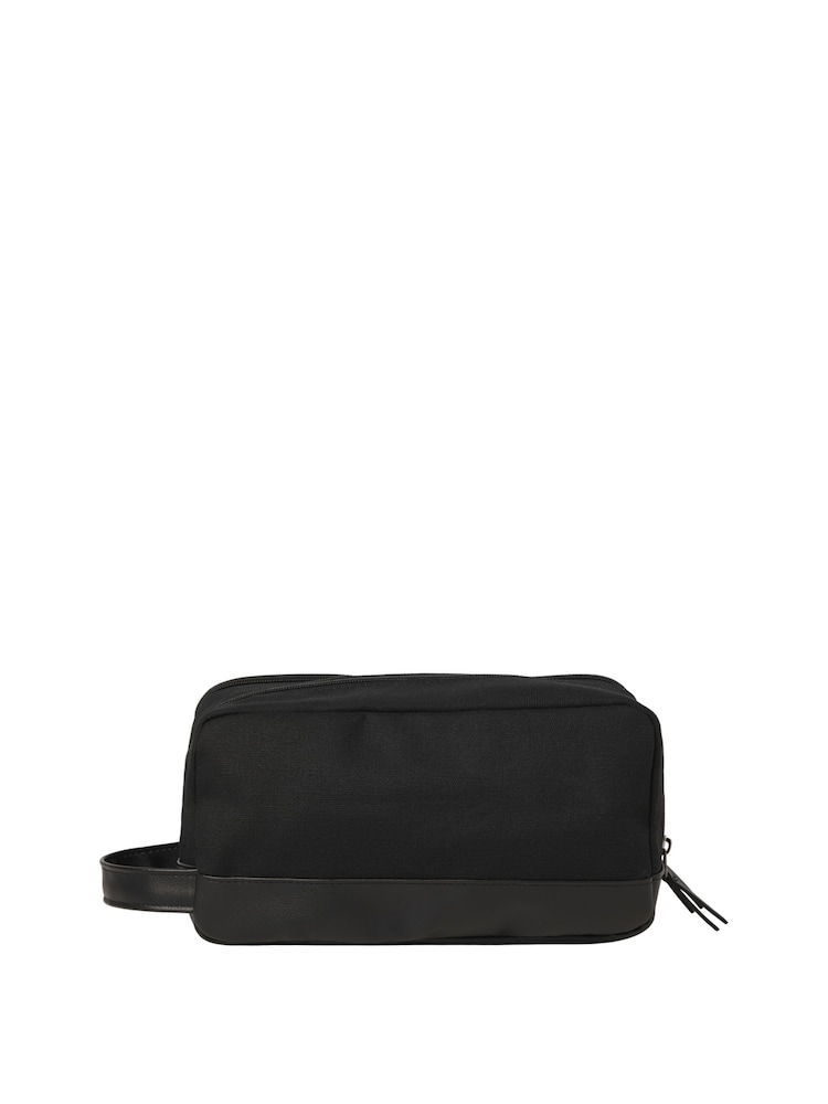 Noir - JACK & JONES Canvas Toiletry Bag - Image 2 de 6