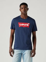 Levi's® Blue Graphic-Set-In-Neck T-Shirt - Image 1 of 4