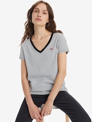 Levi's® Blue Perfect-V-Neck T-Shirt - Image 1 of 4