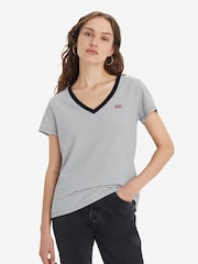 Levi's® Blue Perfect-V-Neck T-Shirt - Image 3 of 4