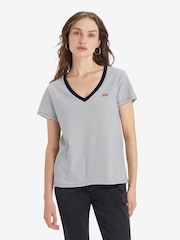 Levi's® Blue Perfect-V-Neck T-Shirt - Image 4 of 4