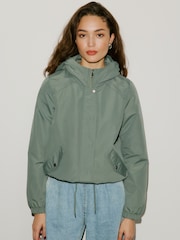 VERO MODA Green Short Parka - Image 1 of 6