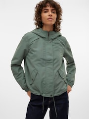 VERO MODA Green Short Parka - Image 2 of 6
