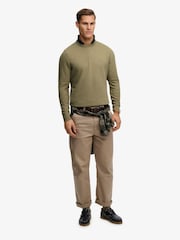 Superdry Green Classic Essential Sweatshirt - Image 4 of 6