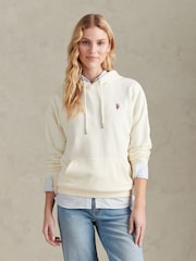 U.S. Polo Assn. Cream Double Horsemen Logo Hoodie - Image 5 of 9