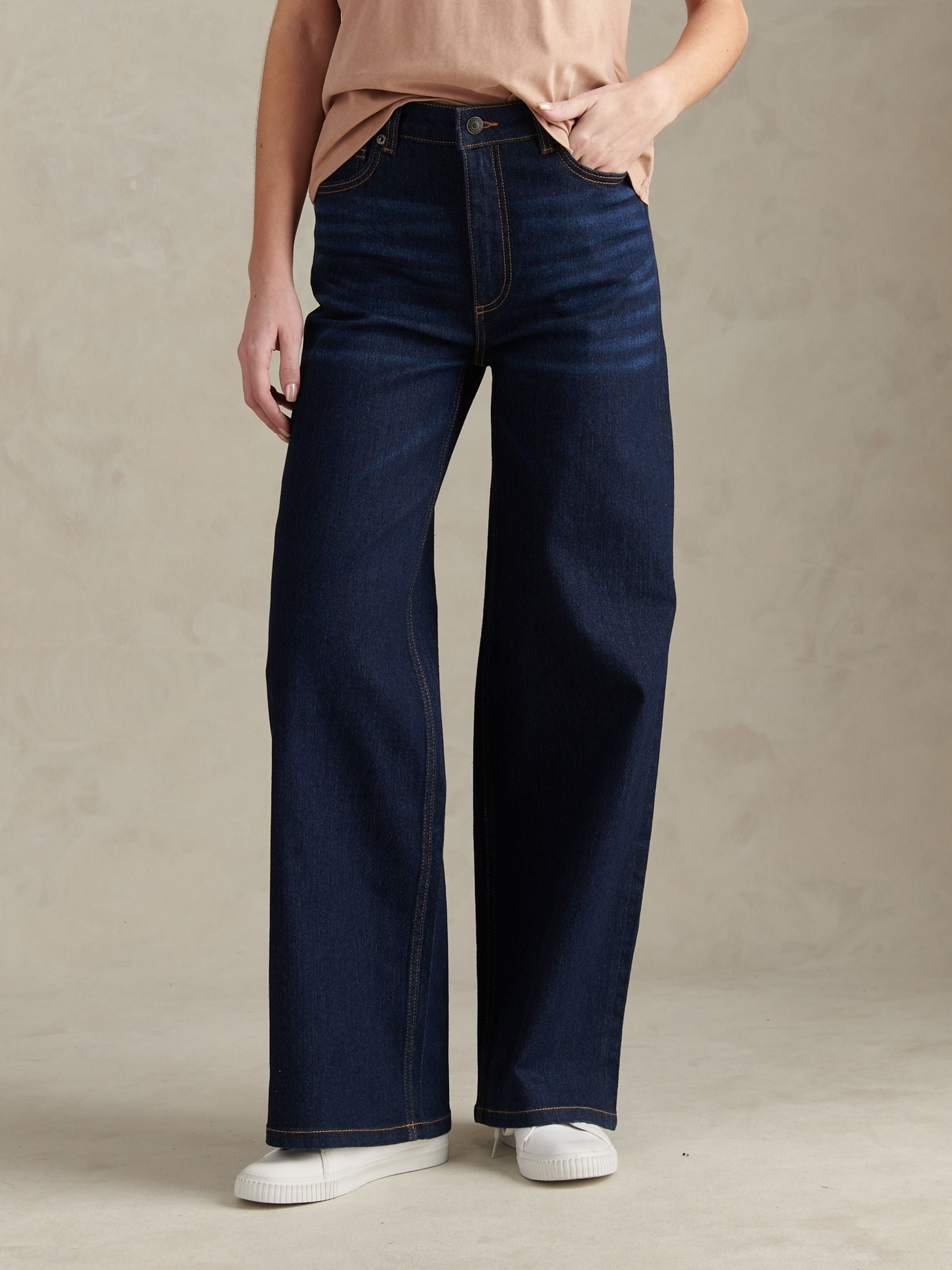 Buy U.S. Polo Assn. Blue Wide Fit Jeans from Next USA
