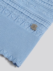 U.S. Polo Assn חולצת טי סרוגה בעיטור פוינטל - תמונה 7 מתוך 7