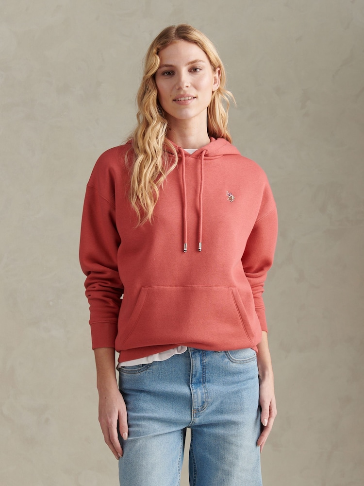 U.S. Polo Assn. Red Double Horsemen Hoodie - Image 1 of 9