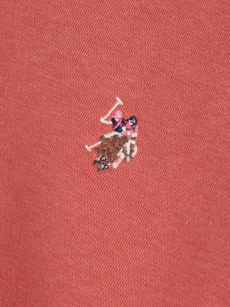 U.S. Polo Assn. Red Double Horsemen Hoodie - Image 9 of 9