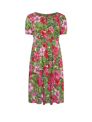 Yours Curve Green Bardot Midaxi Dress - Image 5 of 5