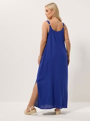 Yours Curve Contrast Maxi Dress - Image 3 of 5