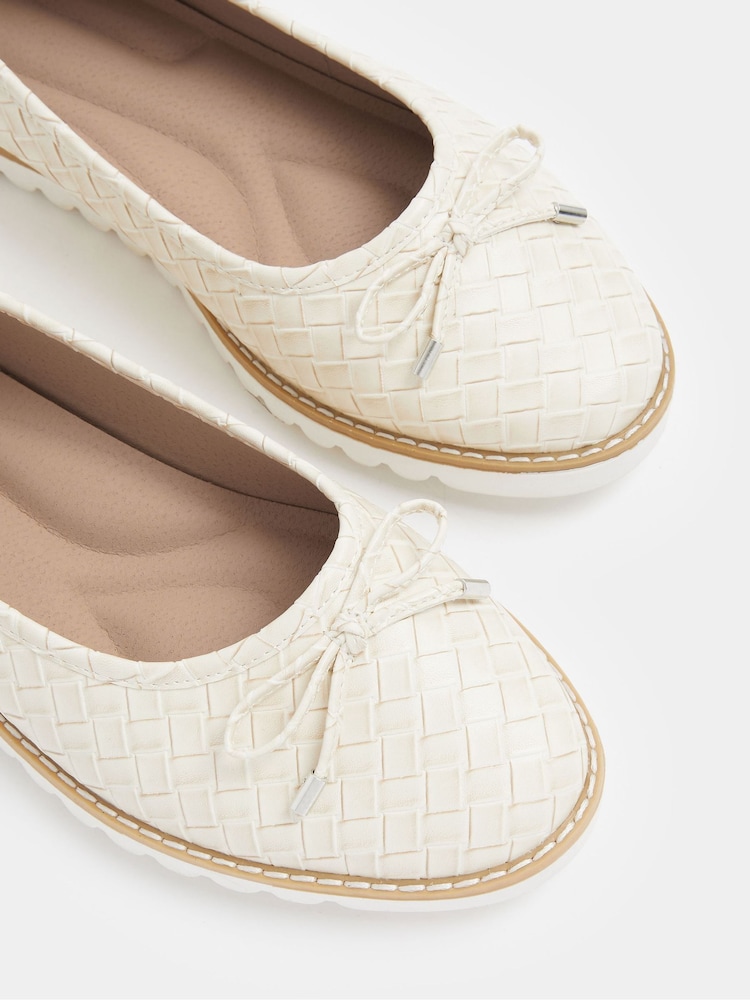 Ballerines Yours Curve texturées EEE - Image 5 de 5