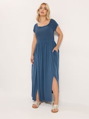 Yours Curve Μάξι φόρεμα Bardot - Εικόνα 2 από 6