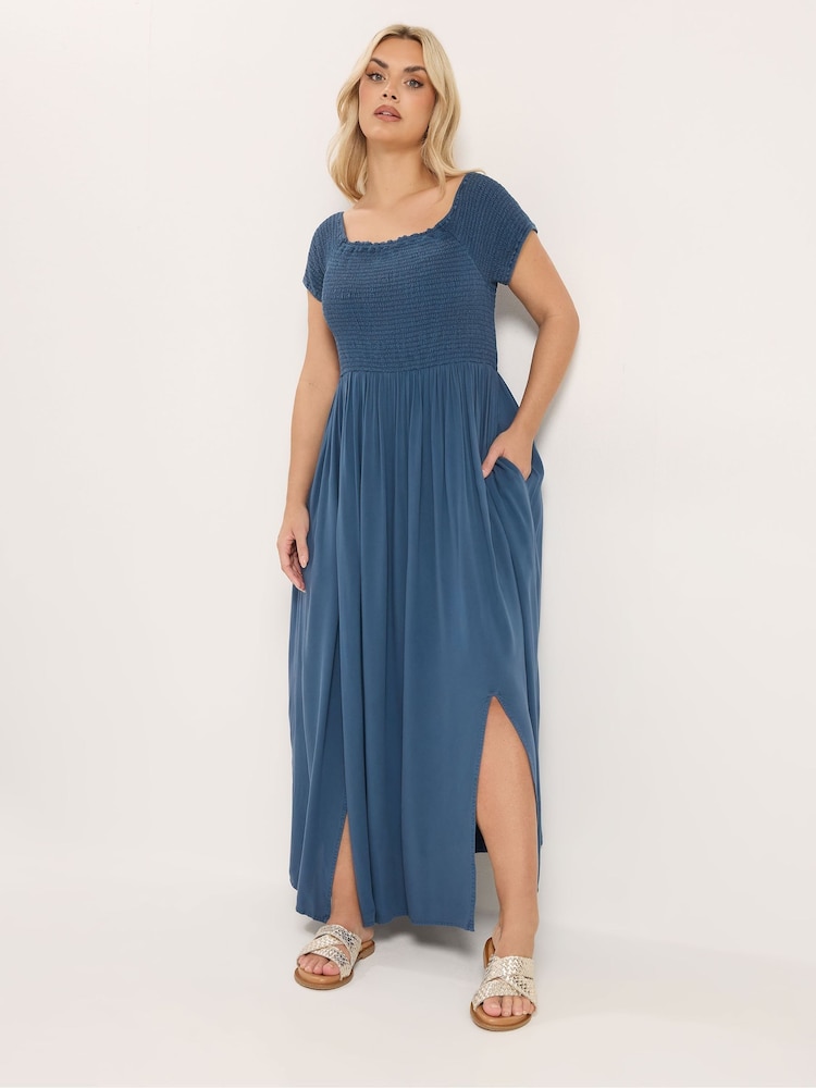 Yours Curve Μάξι φόρεμα Bardot - Εικόνα 2 από 6