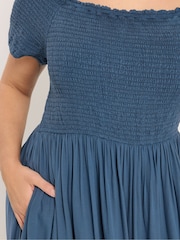 Yours Curve Μάξι φόρεμα Bardot - Εικόνα 5 από 6