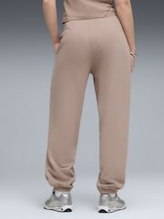 Puma Brown Wardrobe Essentials Relaxed Sweatpants - Image 2 of 5