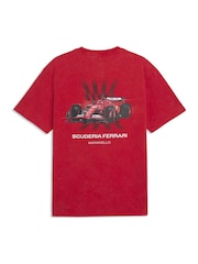 Puma Red Scuderia Ferrari Car Graphic T-Shirt - Image 5 of 5