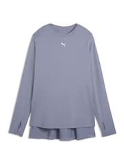 Puma Grey Modest Oversized T-Shirt - Image 1 of 2