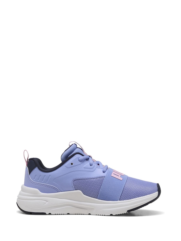 Puma Purple Softride Wired 2 Trainers - Image 2 of 6 Puma Purple Softride Wired 2 Trainers - Image 2 of 6