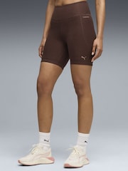 Puma Brown Cloudspun 6" Short Tights - Image 1 of 5
