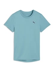 Puma Blue Train All Day Essentials Crew Neck T-Shirt - Image 1 of 2