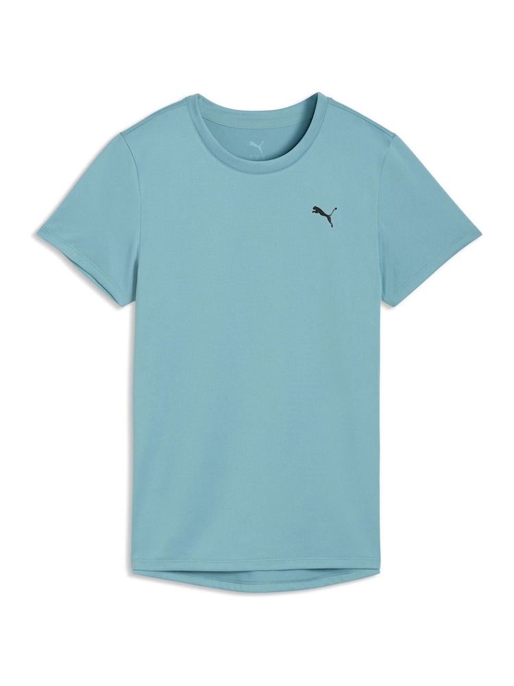 Puma Blue Train All Day Essentials Crew Neck T-Shirt - Image 1 of 2 Puma Blue Train All Day Essentials Crew Neck T-Shirt - Image 1 of 2