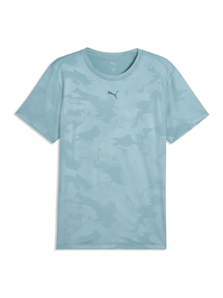 Puma Blue Cloudspun Embossed T-Shirt - Image 1 of 2