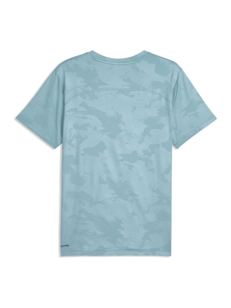 Puma Blue Cloudspun Embossed T-Shirt - Image 2 of 2