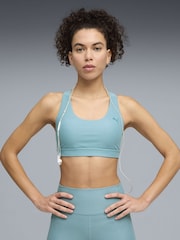 Puma Blue Cloudspun Training Bra - Image 1 of 3