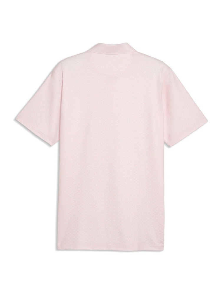 Puma Pink Mattr Scallop Golf Polo Shirt - Image 2 of 2