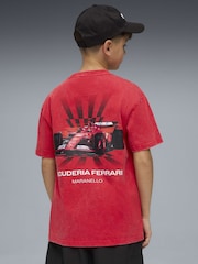 Puma Red Scuderia Ferrari Car Graphic T-Shirt - Image 2 of 4