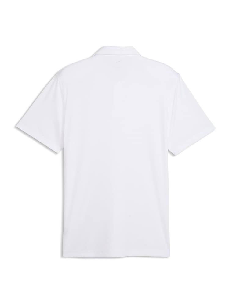 Puma White Pure 3.0 Golf Polo Shirt - Image 5 of 5 Puma White Pure 3.0 Golf Polo Shirt - Image 5 of 5