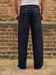 Dunkelblau - Jeans mit gedrehtem Saum - Bild 4 von 11