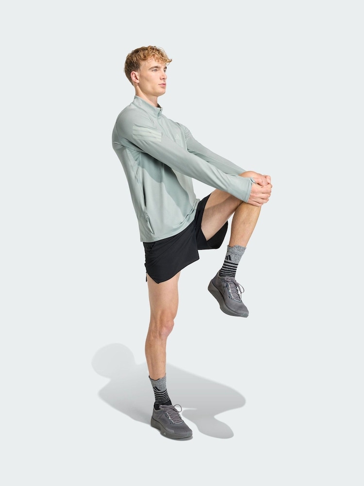 adidas Green adi365 Iconic 1/2 Zip Sweatshirt - Image 1 of 5