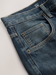 Dark Blue Balloon Fit Jeans - Image 10 of 11