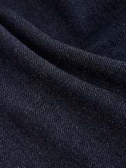 Navy Pleated Barrel Fit Jeans - Image 8 of 10