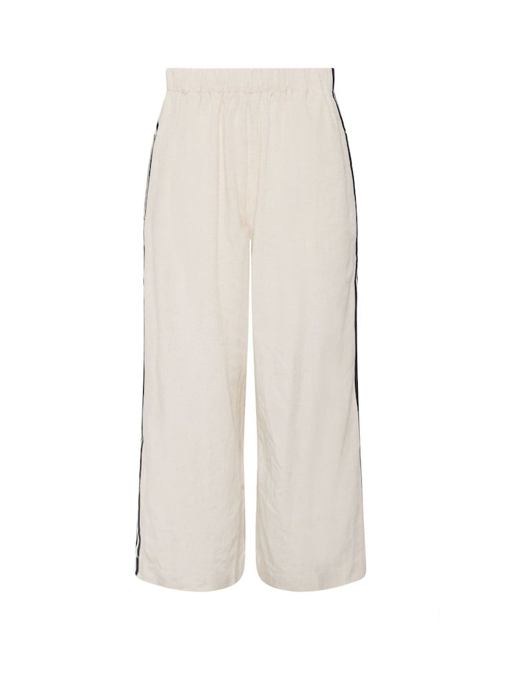 PixieGirl Petite Natural Linen Blend Wide Leg Trousers - Image 5 of 5